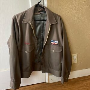 Vintage Men’s   Mobil gas jacket